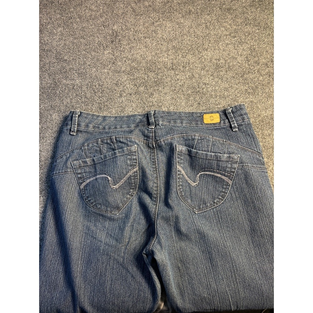 BandolinoBlu Jeans Womens 12 Blue Denim Regular Fit 5-Pocket Design Straight Leg - Picture 10 of 11